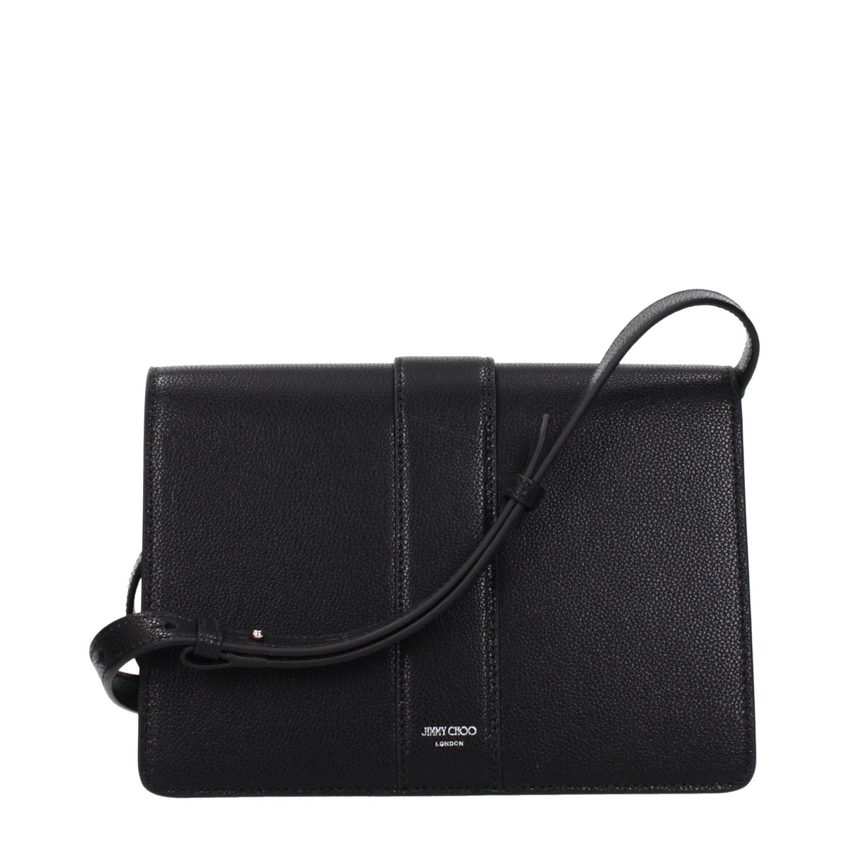 Jimmy Choo Black Leather Crossbody Bag