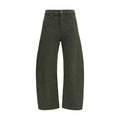 Mother Denim Bicolor Cotton Relaxed Fit Jeans