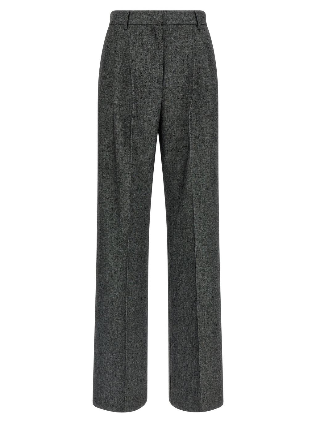 The Andamane Gray Polyester Dress Pants