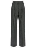 The Andamane Gray Polyester Dress Pants
