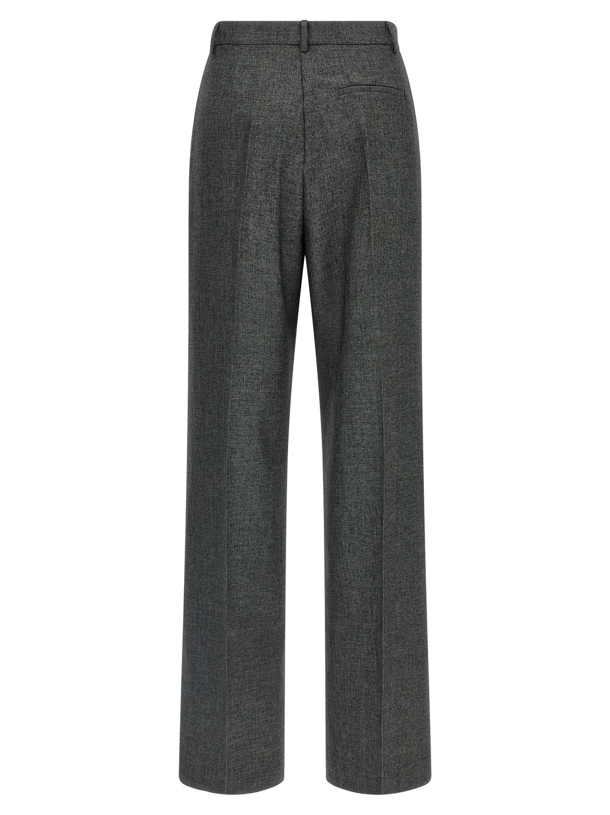 The Andamane Gray Polyester Dress Pants