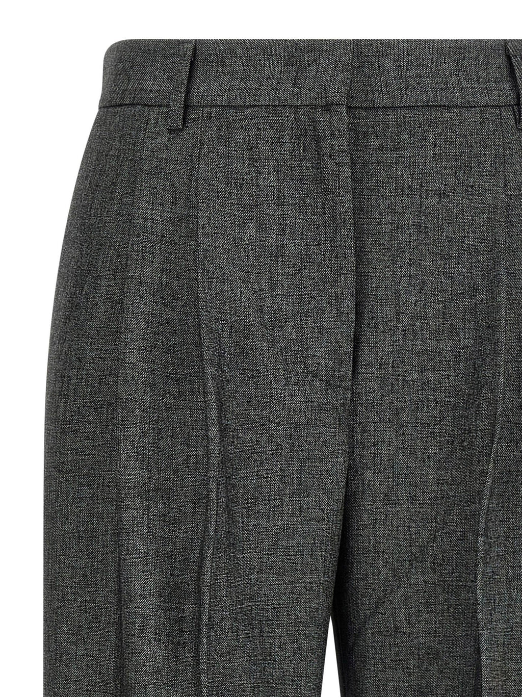 The Andamane Gray Polyester Dress Pants