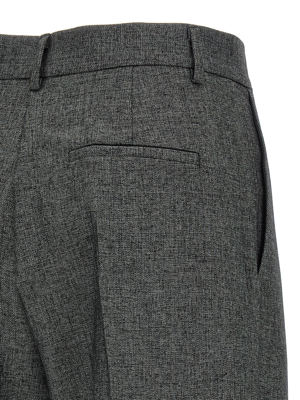 The Andamane Gray Polyester Dress Pants