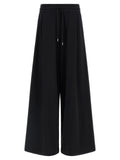 Dries Van Noten Black Cotton Athletic Pants