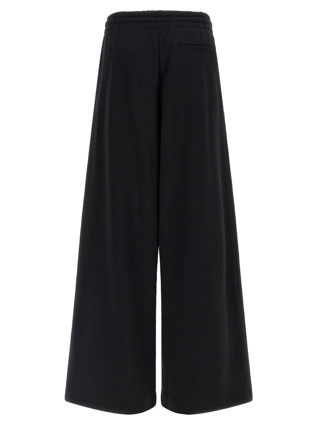 Dries Van Noten Black Cotton Athletic Pants