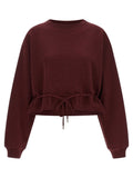 Dries Van Noten Bordeaux Cotton Sweatshirt