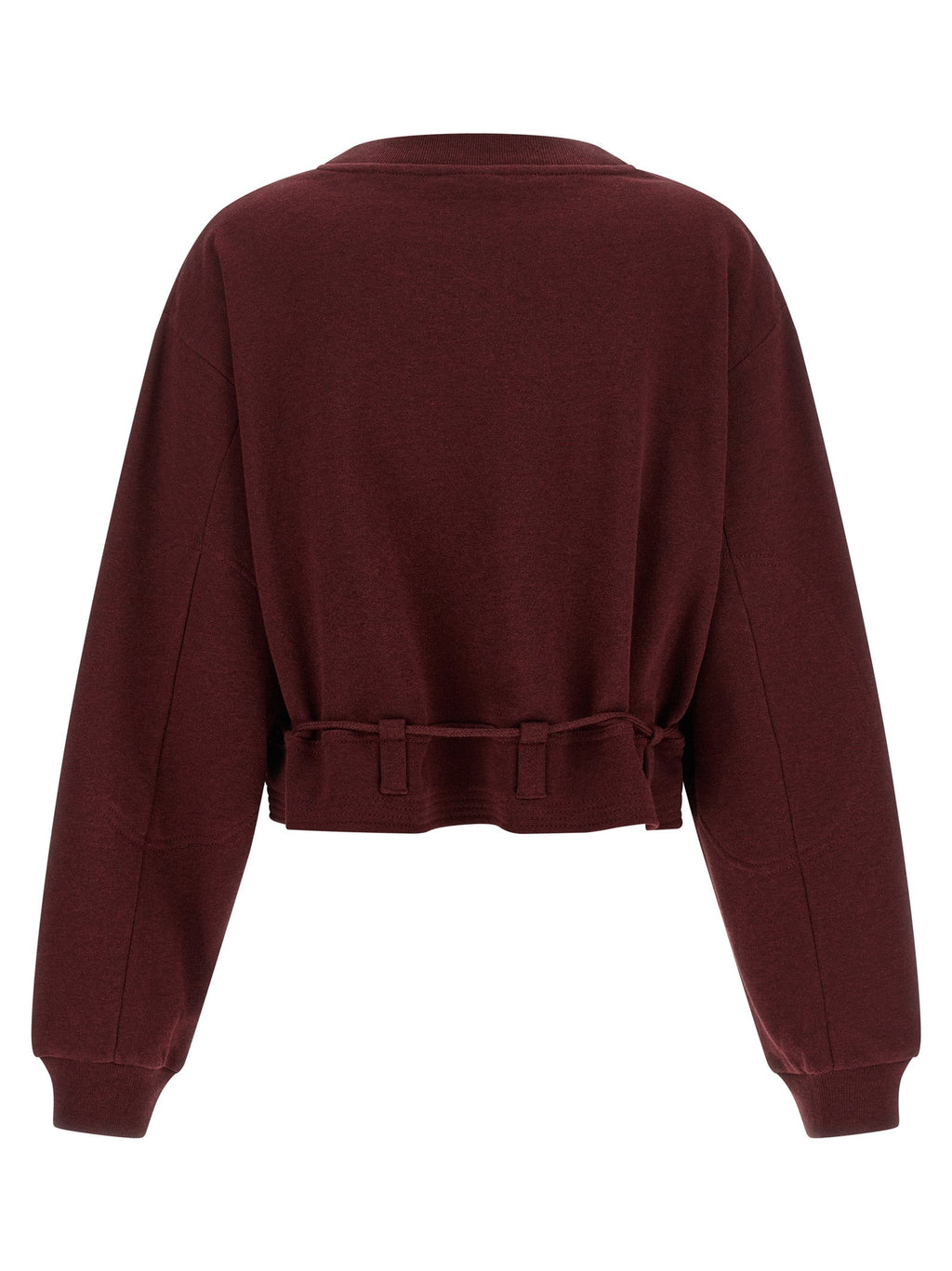 Dries Van Noten Bordeaux Cotton Sweatshirt