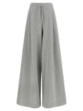 Dries Van Noten Gray Cotton Casual Pants