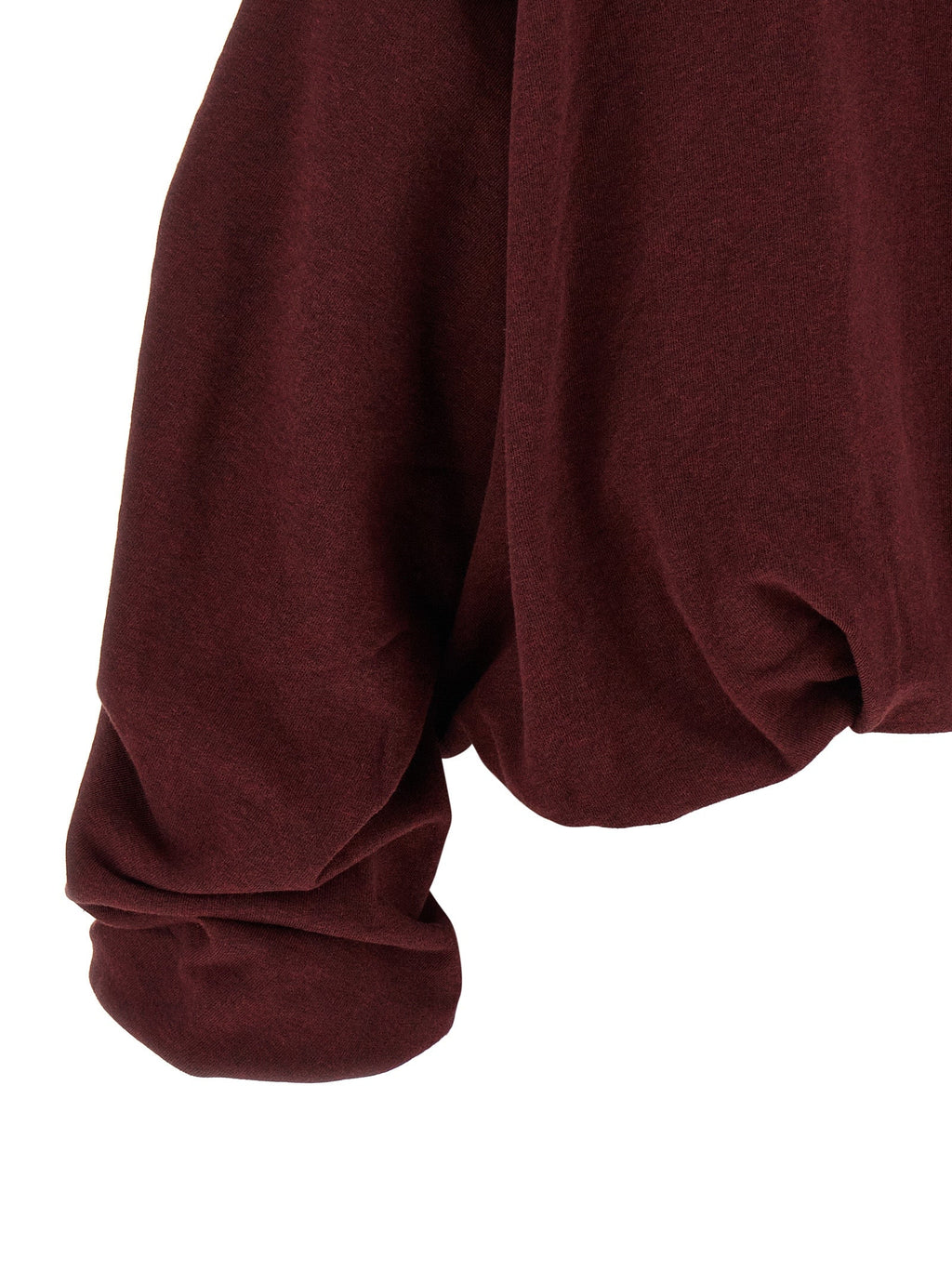 Dries Van Noten Bordeaux Cotton Hoodie