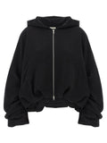 Dries Van Noten Black Cotton Hoodie