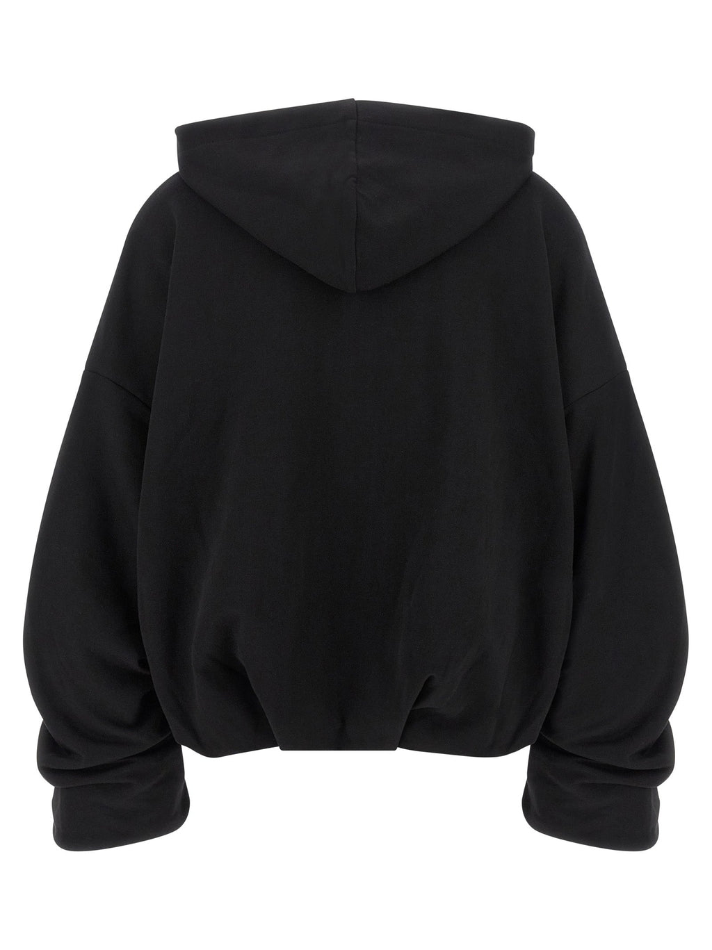 Dries Van Noten Black Cotton Hoodie
