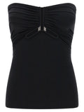 Rick Owens Black Nylon Tank Tops