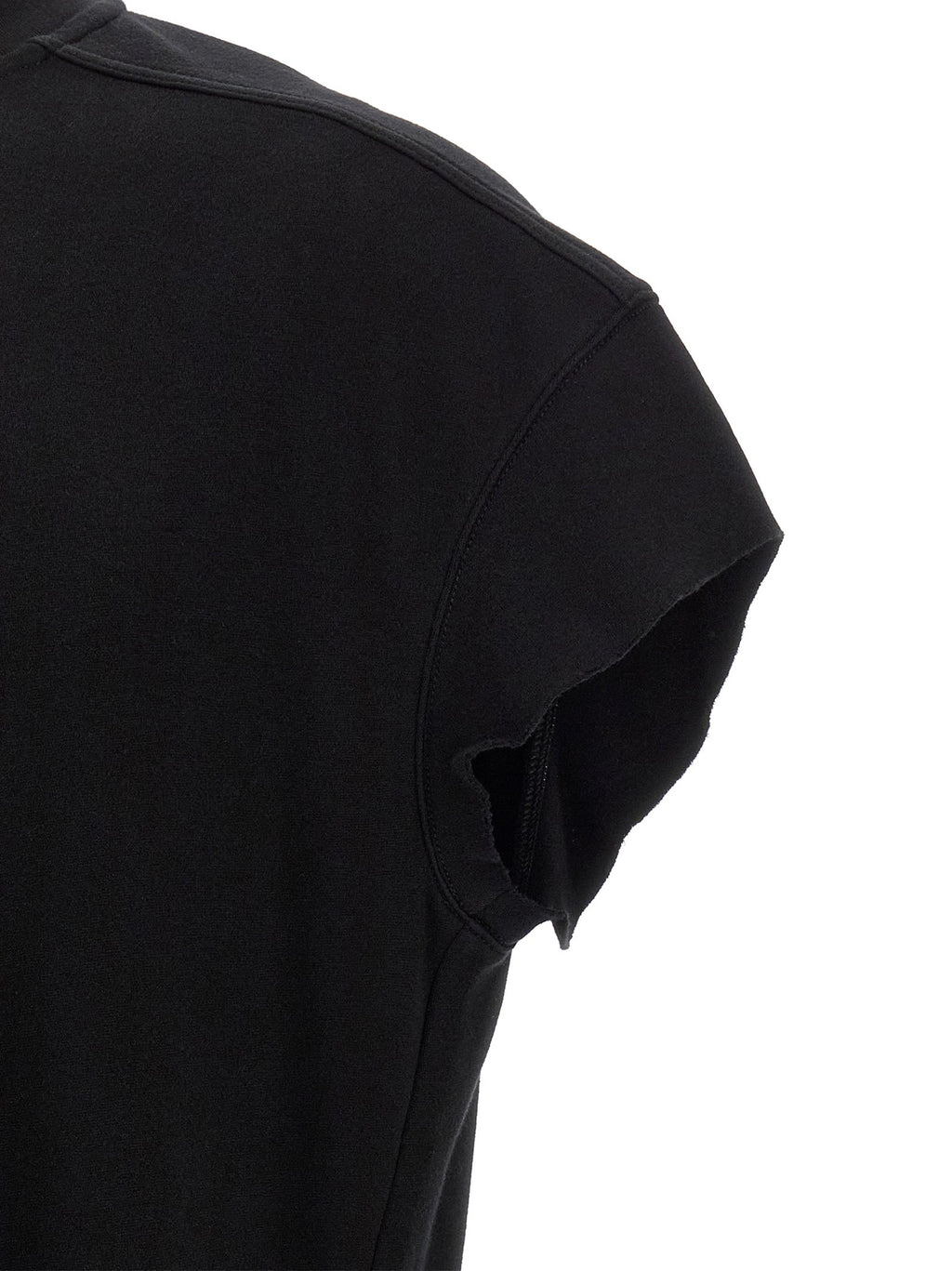 Rick Owens Black Cotton T-Shirt