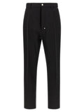 Rick Owens Black Cotton Casual Pants