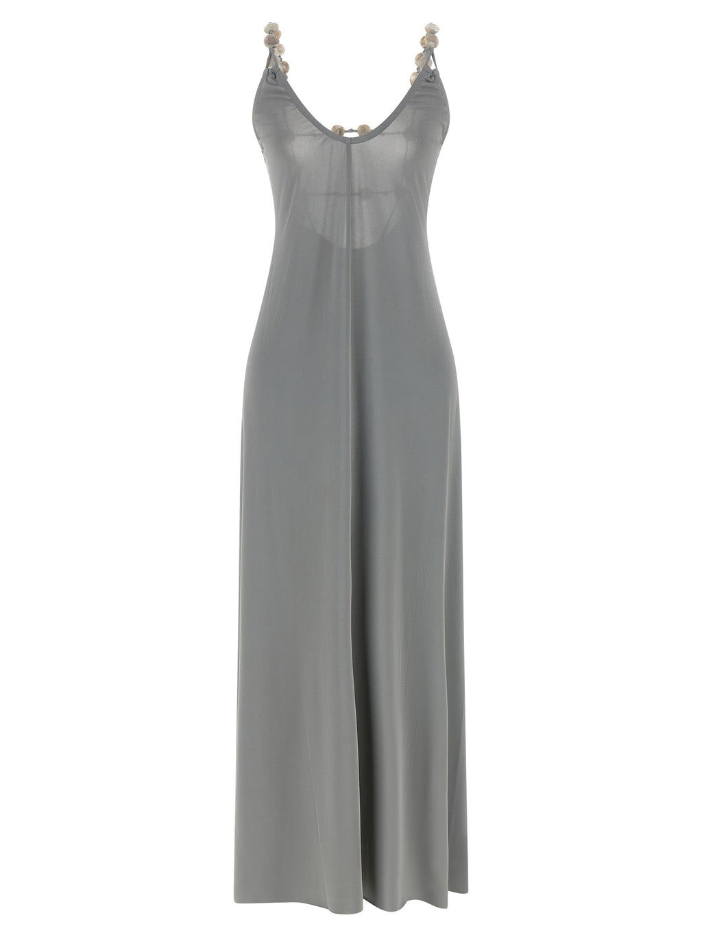 Eres Silver Polyamide Long Dress