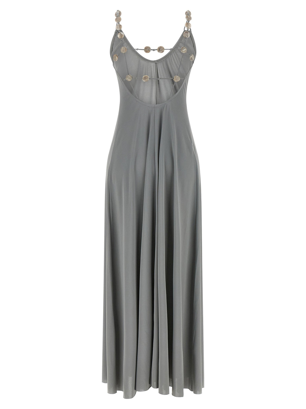 Eres Silver Polyamide Long Dress