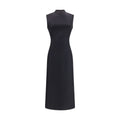 Maison Margiela Black Wool Oves Aries Casual Dress