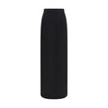 Maison Margiela Black Wool Oves Aries Long Skirt