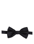 Dolce & Gabbana Men Dark Blue 100% Silk Adjustable Neck Papillon Bow Tie