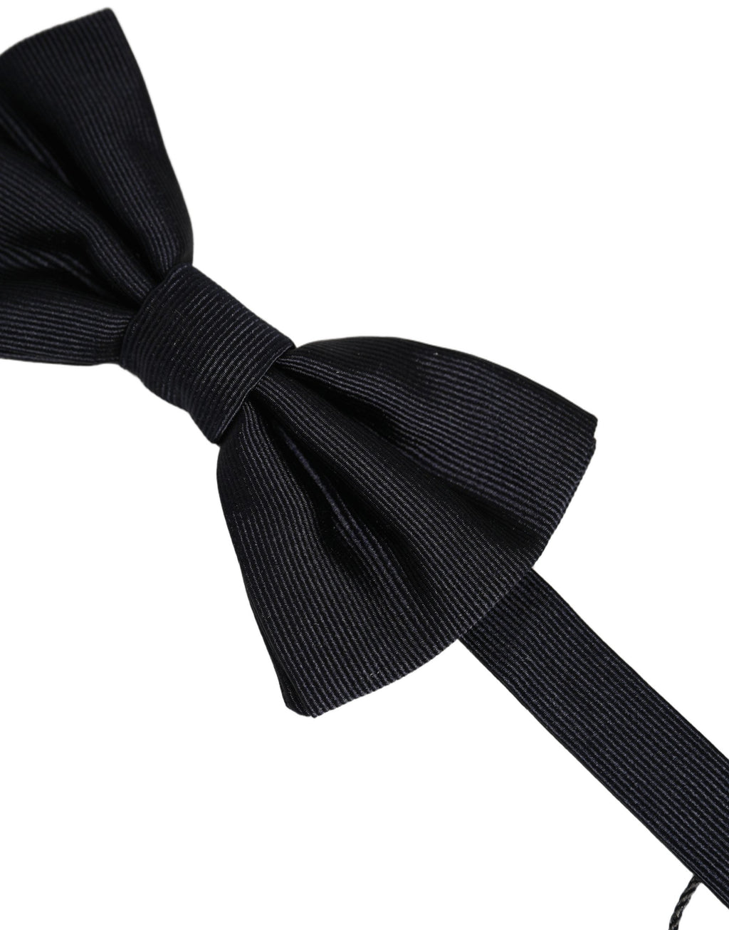 Dolce & Gabbana Men Dark Blue 100% Silk Adjustable Neck Papillon Bow Tie