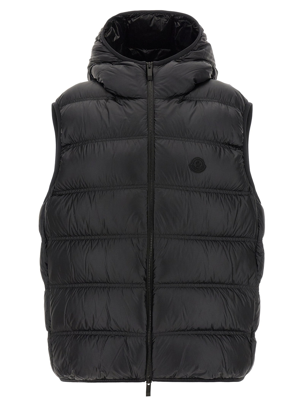 Moncler Black Polyamide Sleeveless Jacket