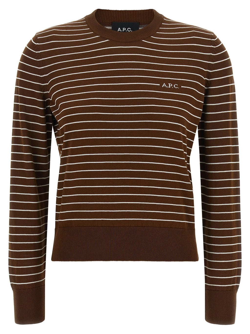 A.P.C. Brown Cotton Cardigan