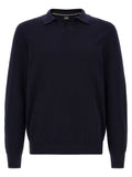 Hugo Boss Blue Cotton Polo Shirt