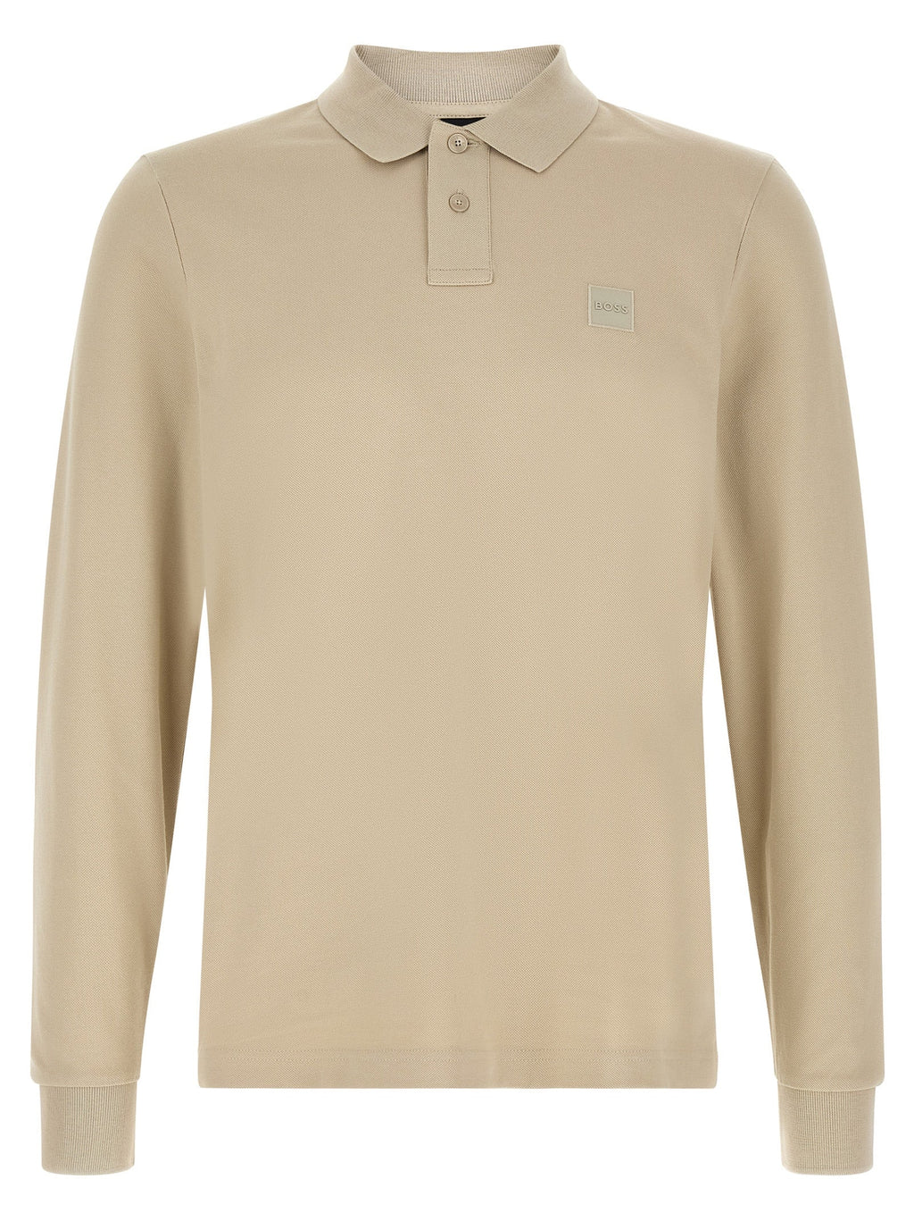 Hugo Boss Beige Cotton Polo Shirt