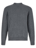 Hugo Boss Gray Cotton Cardigan