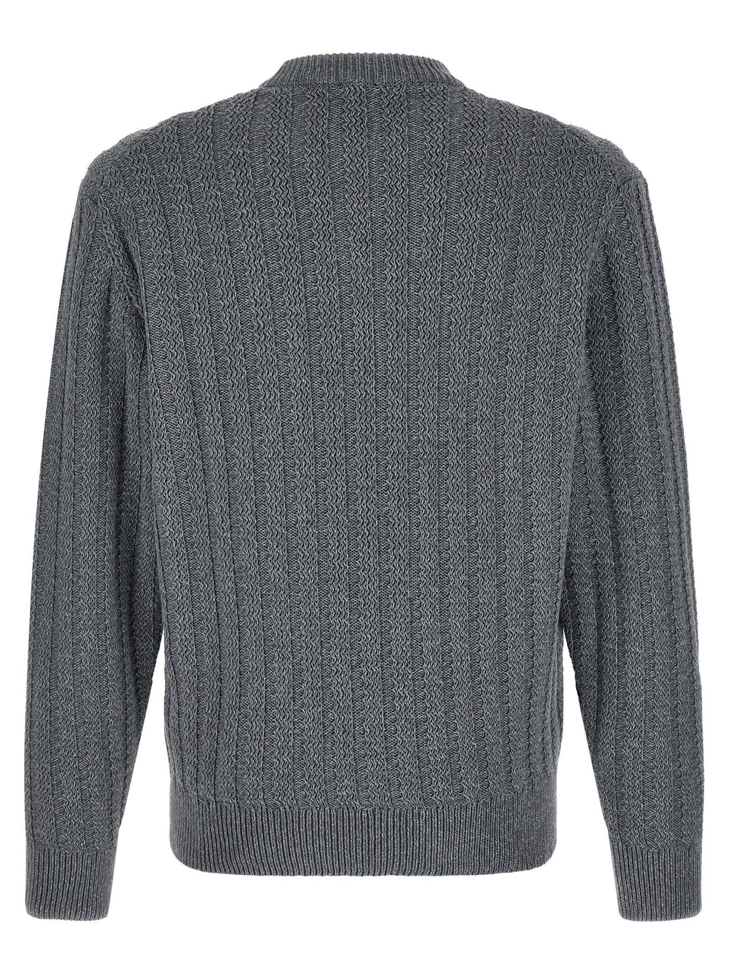 Hugo Boss Gray Cotton Cardigan