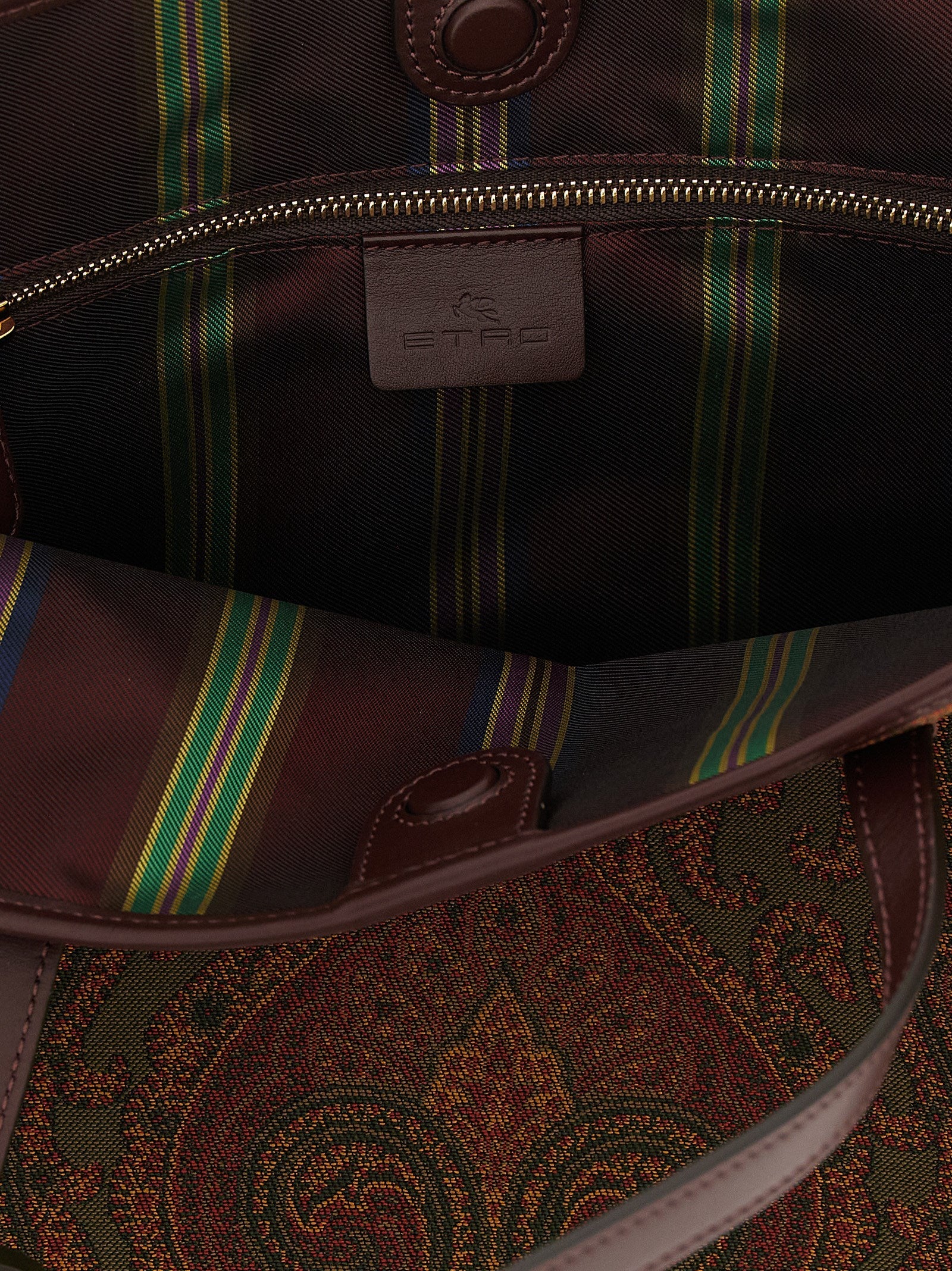 Etro Multicolor Polyester Tote Bag