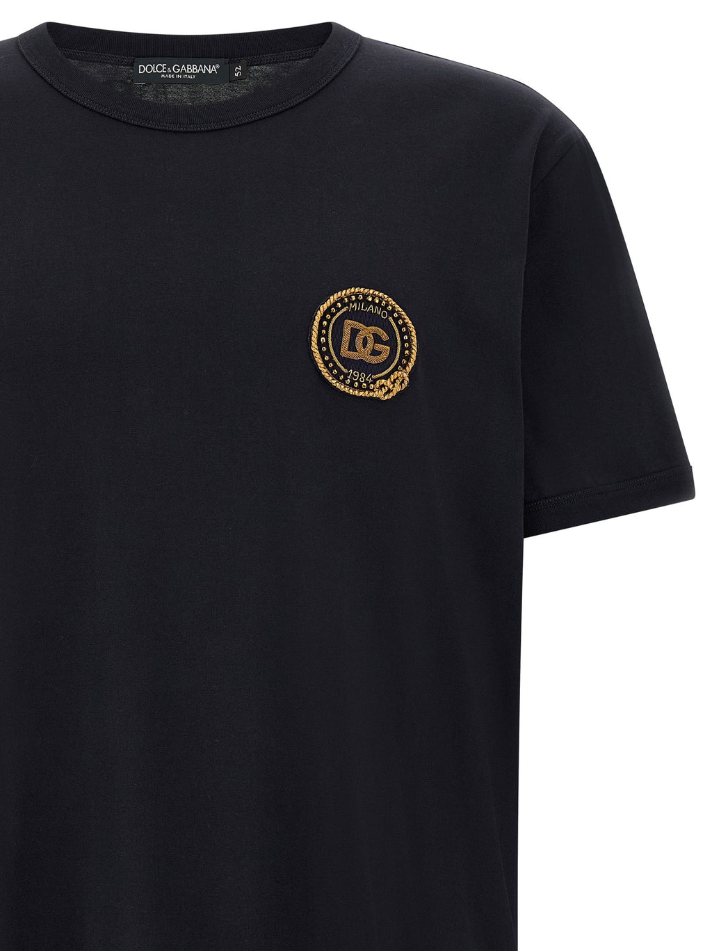 Dolce & Gabbana Blue Cotton T-Shirt