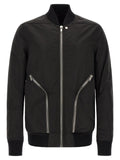 Rick Owens Black Nylon Bomber