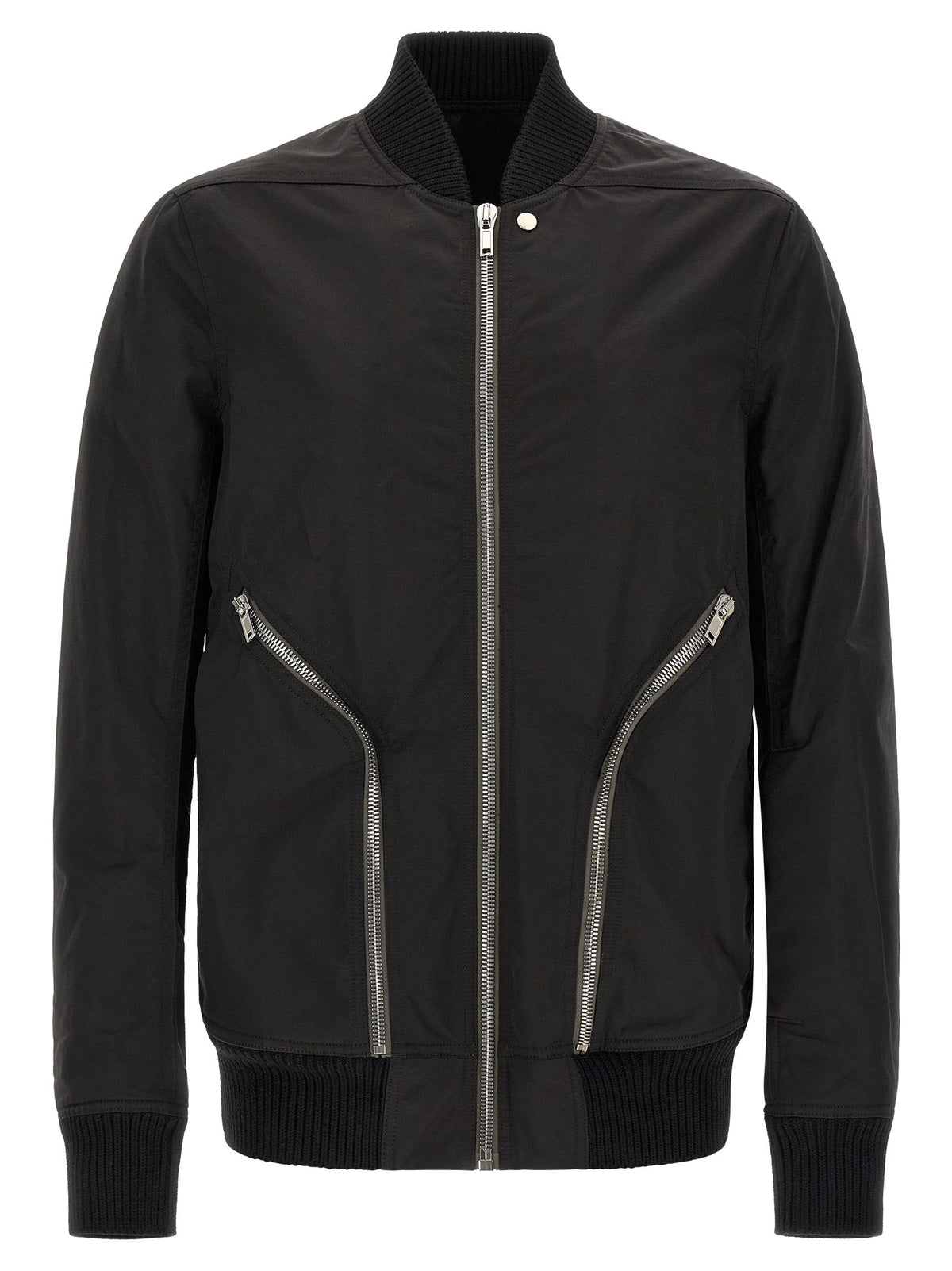 Rick Owens Black Nylon Bomber