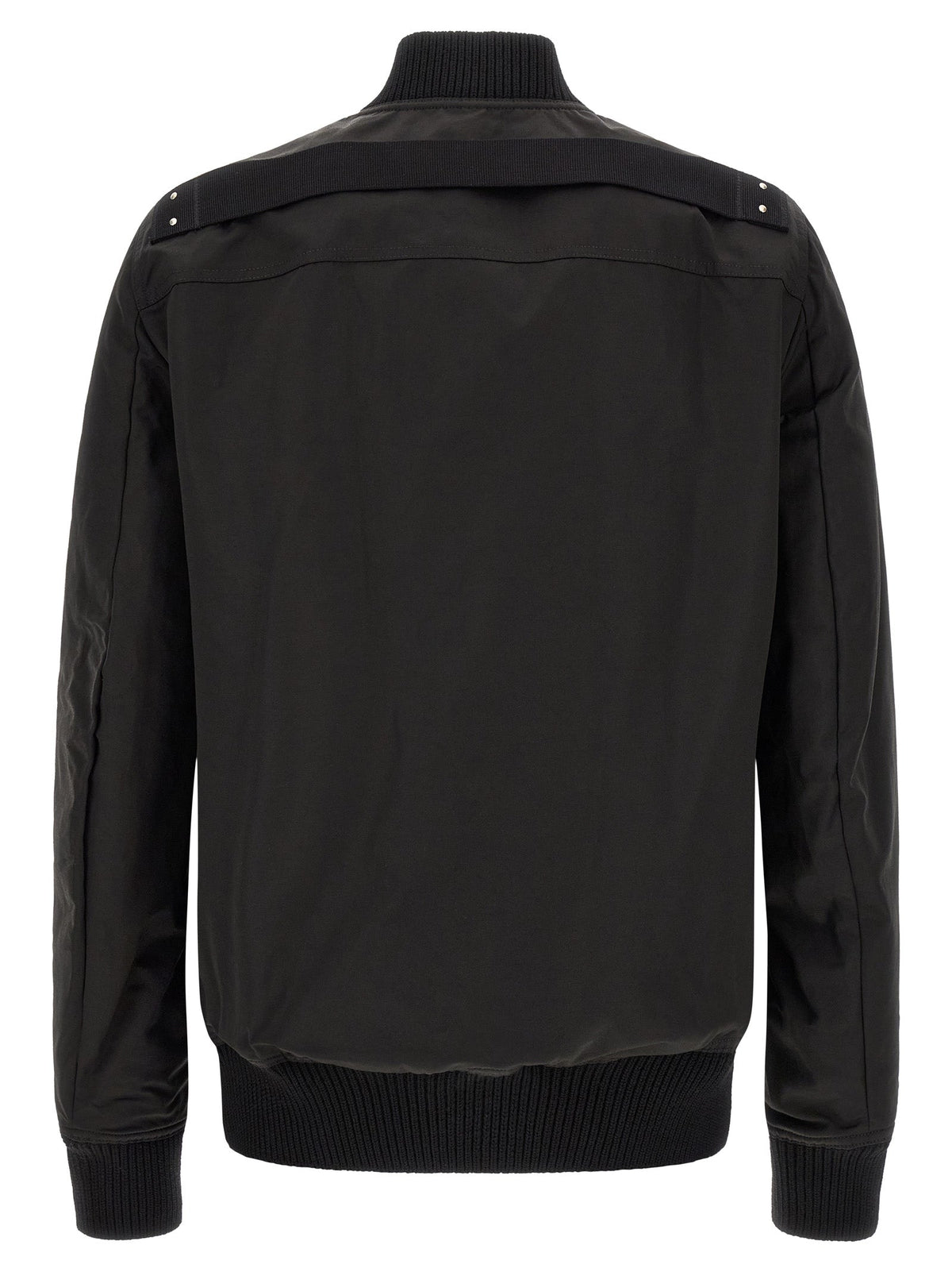 Rick Owens Black Nylon Bomber