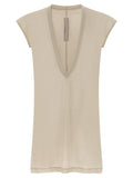 Rick Owens Beige Cotton T-Shirt