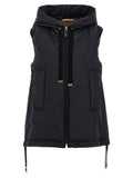 Max Mara Black Polyester Sleeveless Jacket