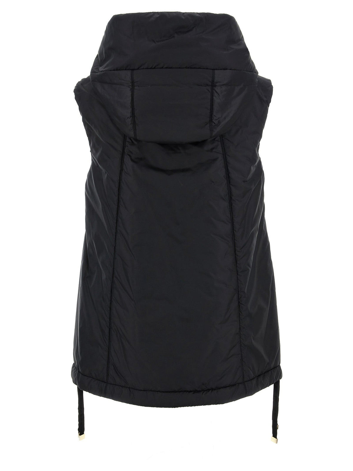 Max Mara Black Polyester Sleeveless Jacket