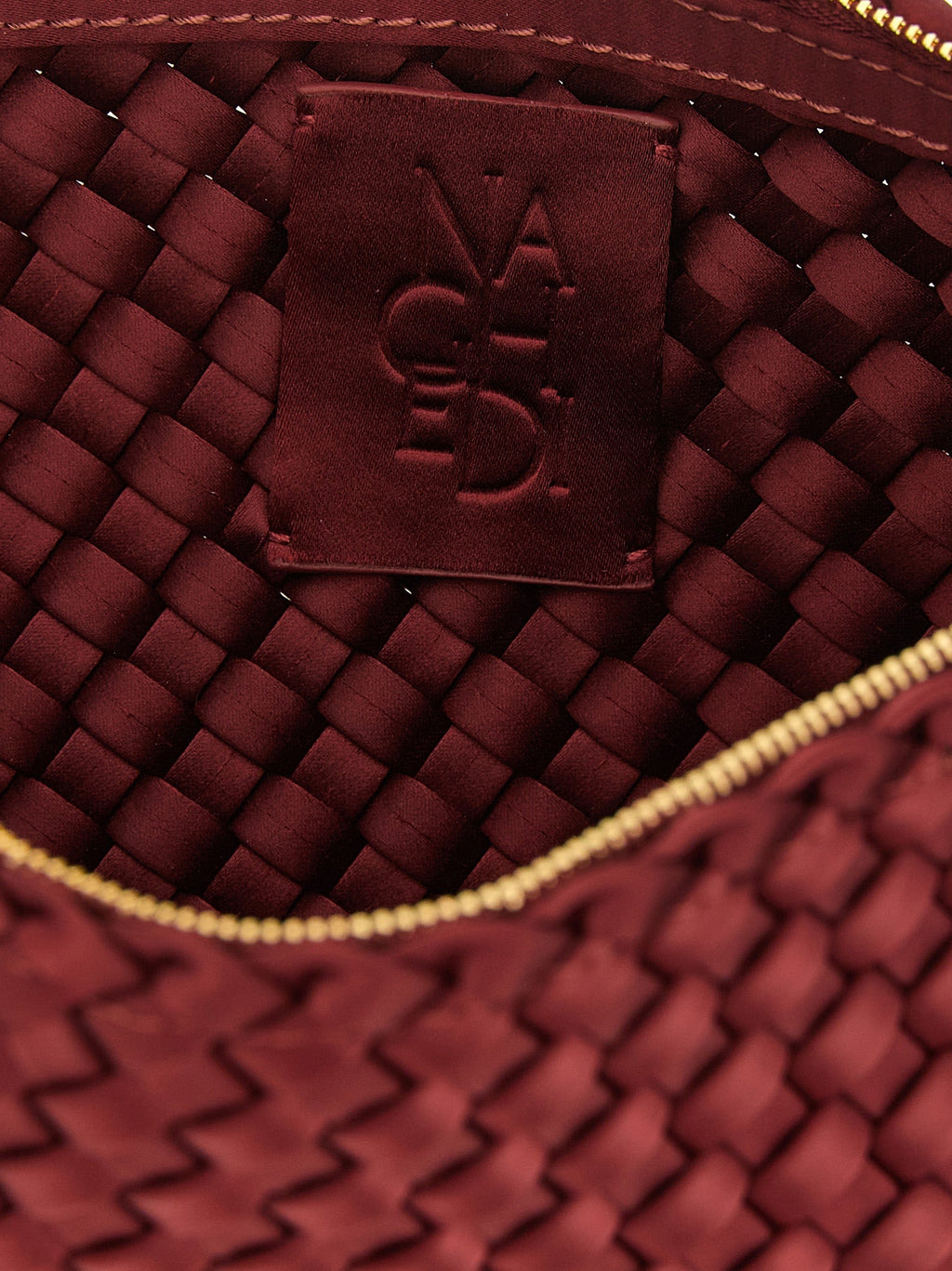 NAGHEDI Red Polyester Clutch Bag