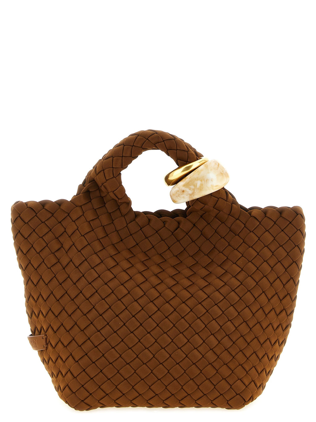 NAGHEDI Brown Nylon Handbag