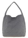 NAGHEDI Gray Nylon Shoulder Bag