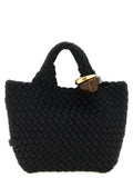 NAGHEDI Black Nylon Handbag