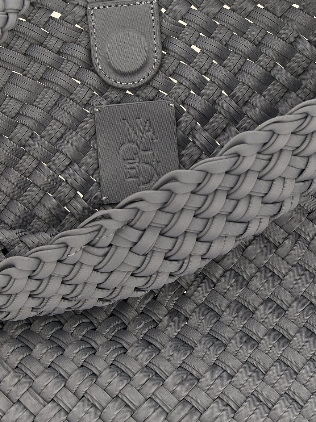 NAGHEDI Gray Nylon Shoulder Bag