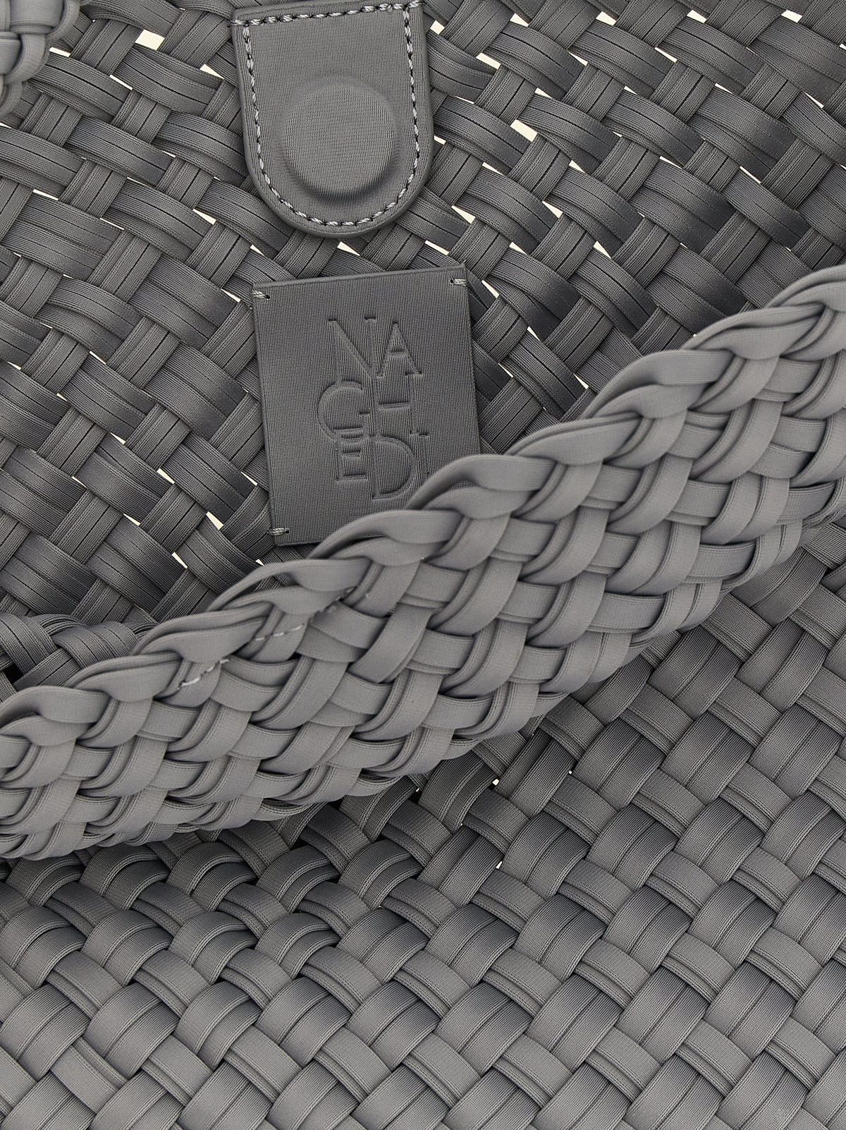 NAGHEDI Gray Nylon Shoulder Bag