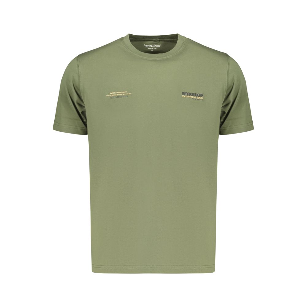 Refrigiwear Green Cotton Men's T-Shirt