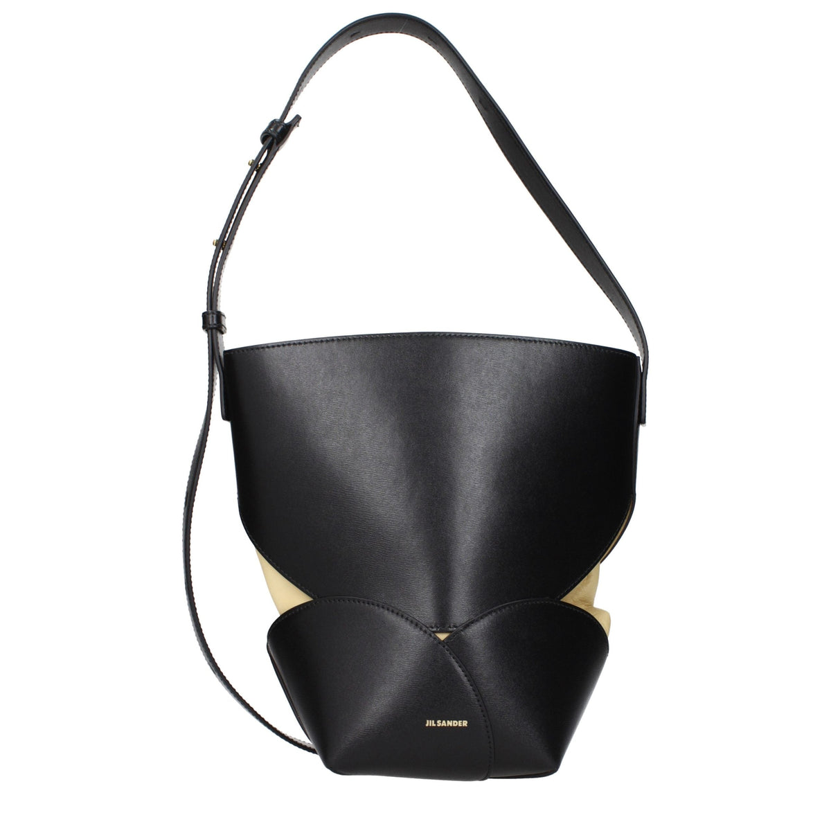 Jil Sander Black Leather Crossbody Bag