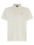 Fendi White Cotton Polo Shirt