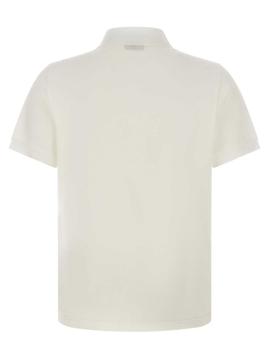 Fendi White Cotton Polo Shirt
