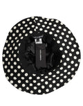 Dolce & Gabbana Black White Polka Dot Cotton Bucket Capello Hat