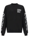 Off-White Black Cotton Sweatshirt